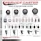 Service Caster 3.5'' SS Maroon Poly Swivel 1-5/8'' Expanding Stem Caster Total Lock Brake SCC-SSEXTTL20S3514-PPUB-MRN-158 - alternate 2